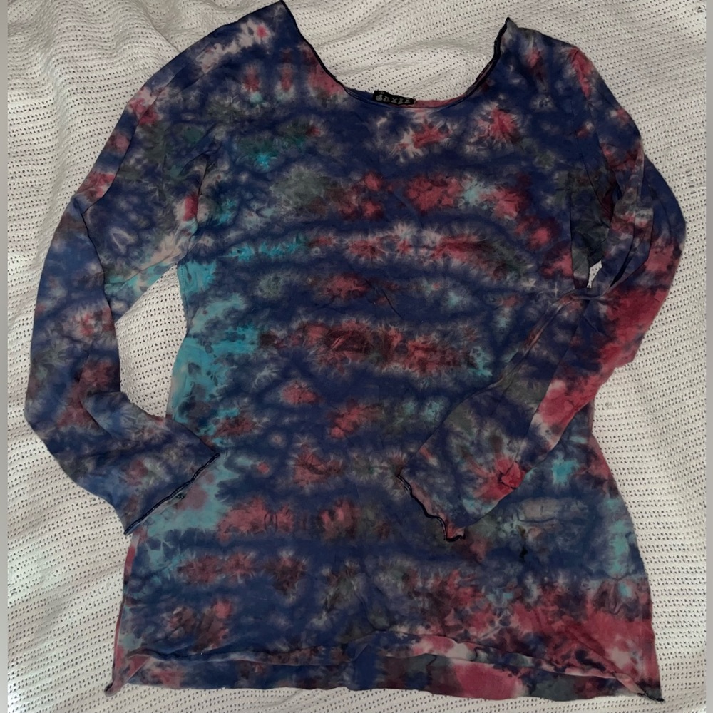Jayli Imports long sleeve tie dye top